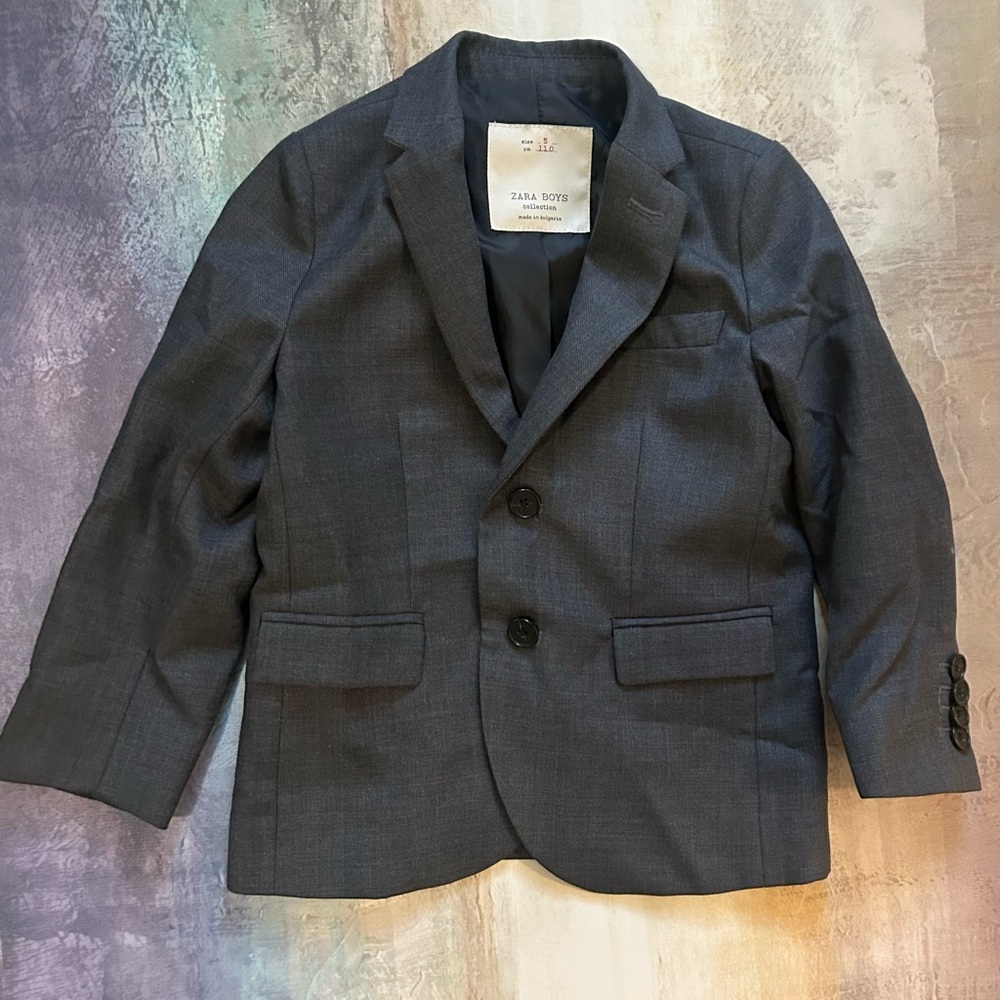 Zara Boys Gray Blazer